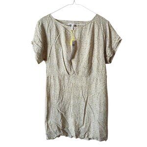 NWT BCBG Cream and white striped dress #stripes size small  t5